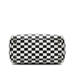 Medium Calfskin Checkered Lady Dior