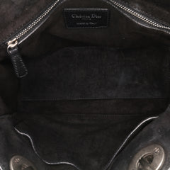 Medium Calfskin Checkered Lady Dior
