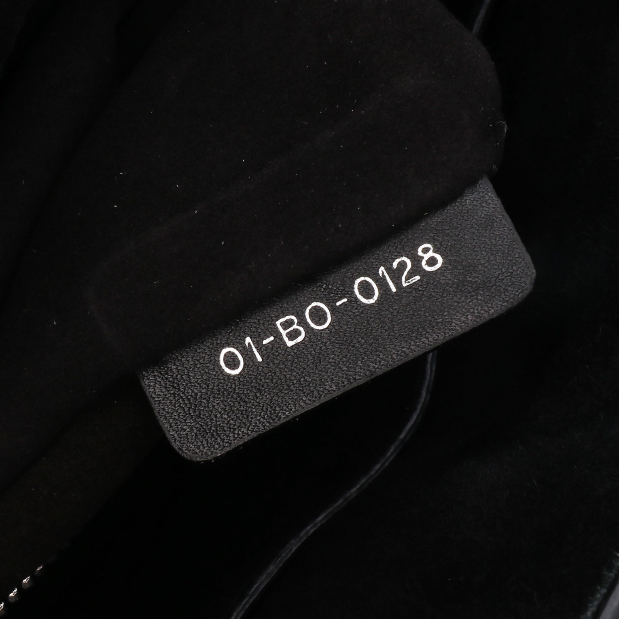 Medium Calfskin Checkered Lady Dior