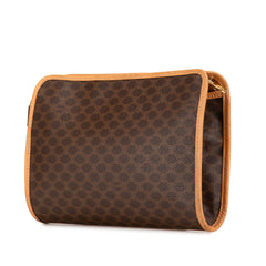 Macadam Coated Canvas Clutch