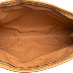 Macadam Coated Canvas Clutch