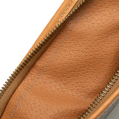 Macadam Coated Canvas Clutch