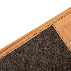 Macadam Coated Canvas Clutch