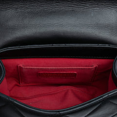 Mini Quilted Lambskin Chain Top Handle Flap