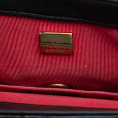 Mini Quilted Lambskin Chain Top Handle Flap