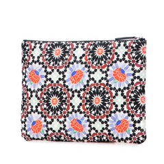 Paris Dubai Medium Printed Canvas Cosmetic Case