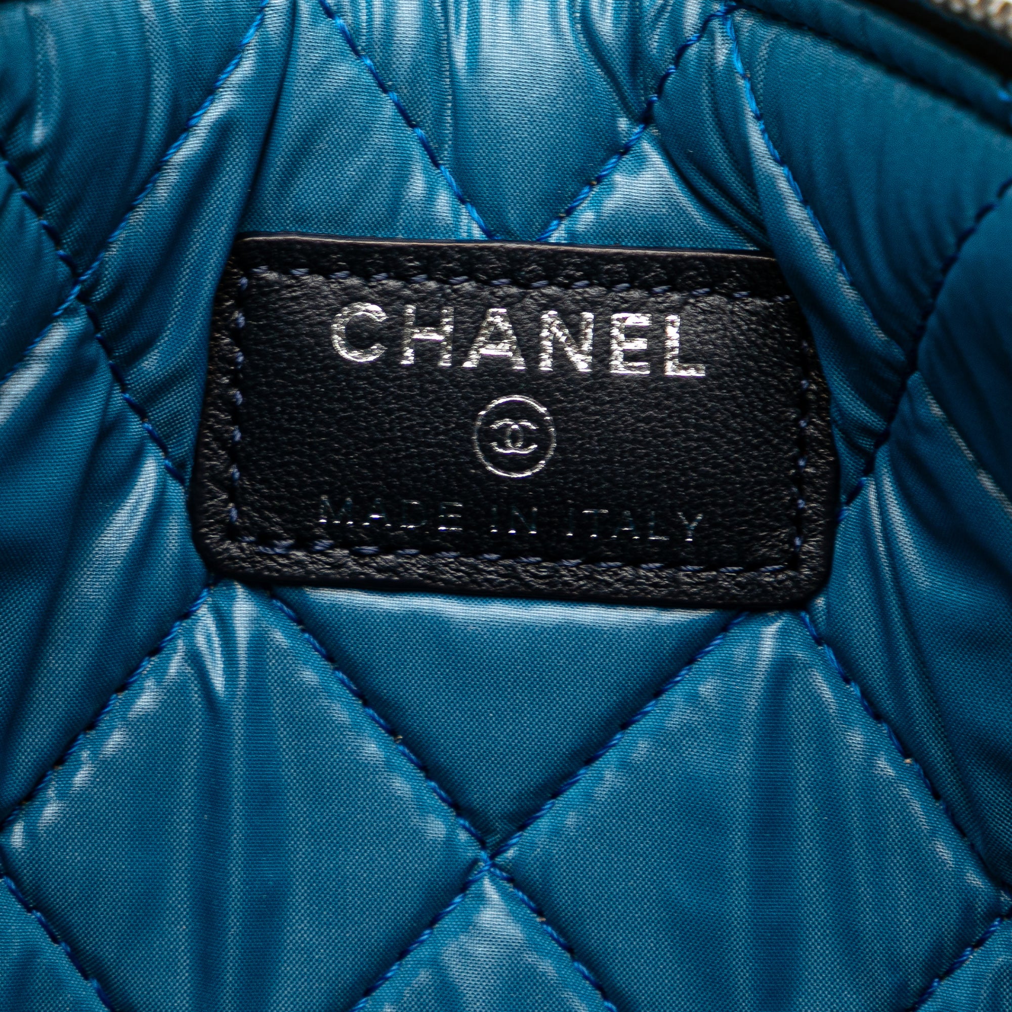 Paris Dubai Medium Printed Canvas Cosmetic Case