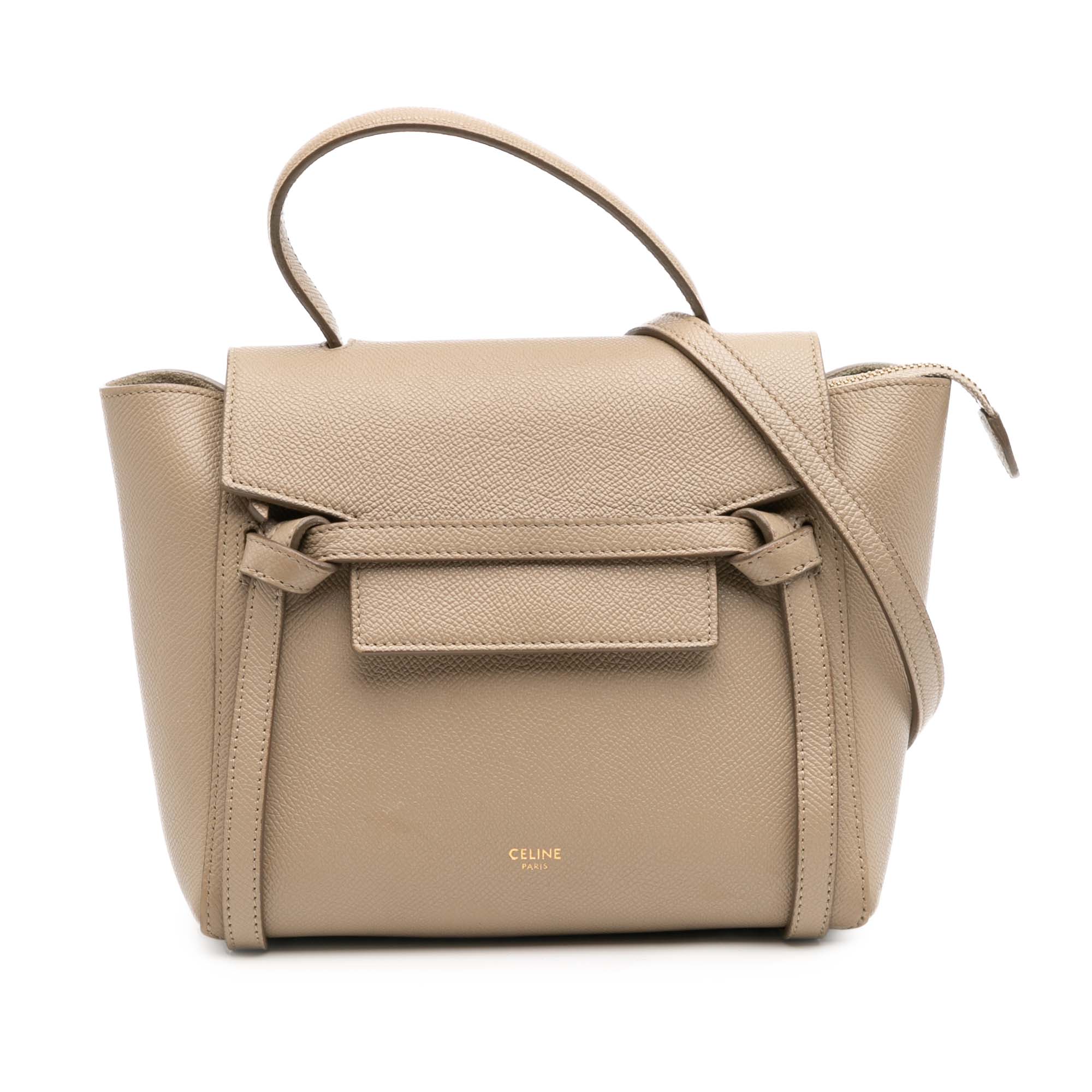 Nano Grained Calfskin Belt Bag
