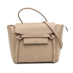 Nano Grained Calfskin Belt Bag