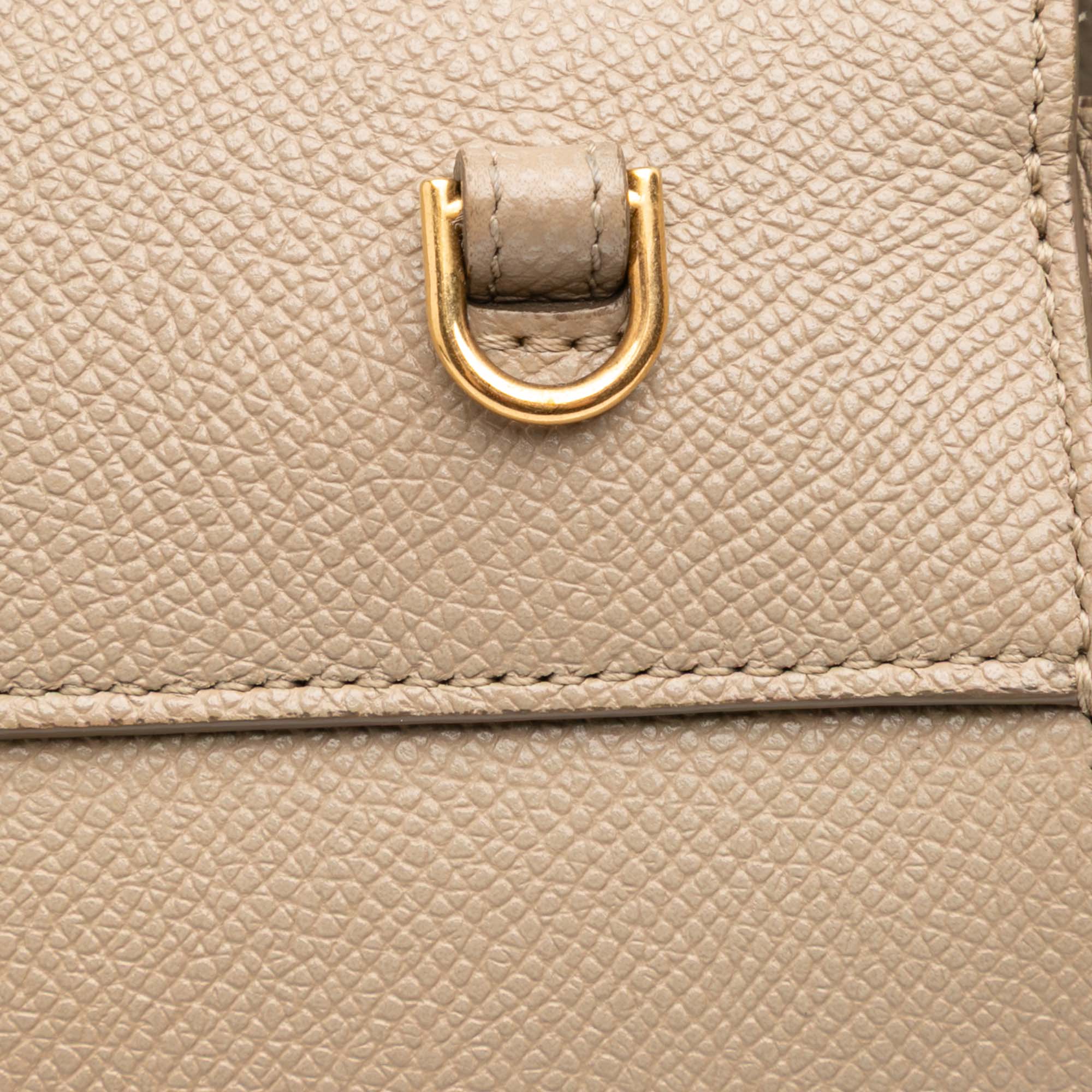 Nano Grained Calfskin Belt Bag