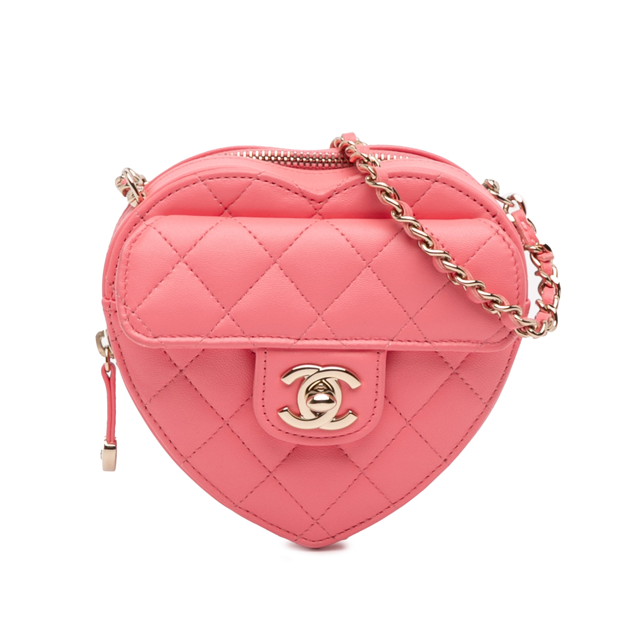 Mini Lambskin CC in Love Heart Crossbody