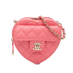 Mini Lambskin CC in Love Heart Crossbody