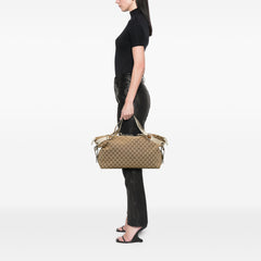 Medium GG Canvas Bamboo Bar Tote