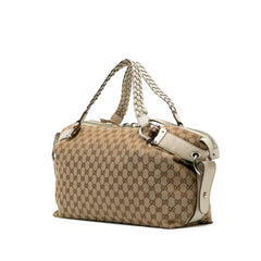 Medium GG Canvas Bamboo Bar Tote