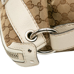 Medium GG Canvas Bamboo Bar Tote