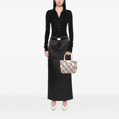 Nova Check Canvas Handbag