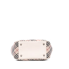 Nova Check Canvas Handbag
