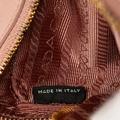 Mini Saffiano Double Zip Crossbody
