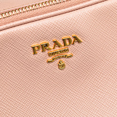 Mini Saffiano Double Zip Crossbody