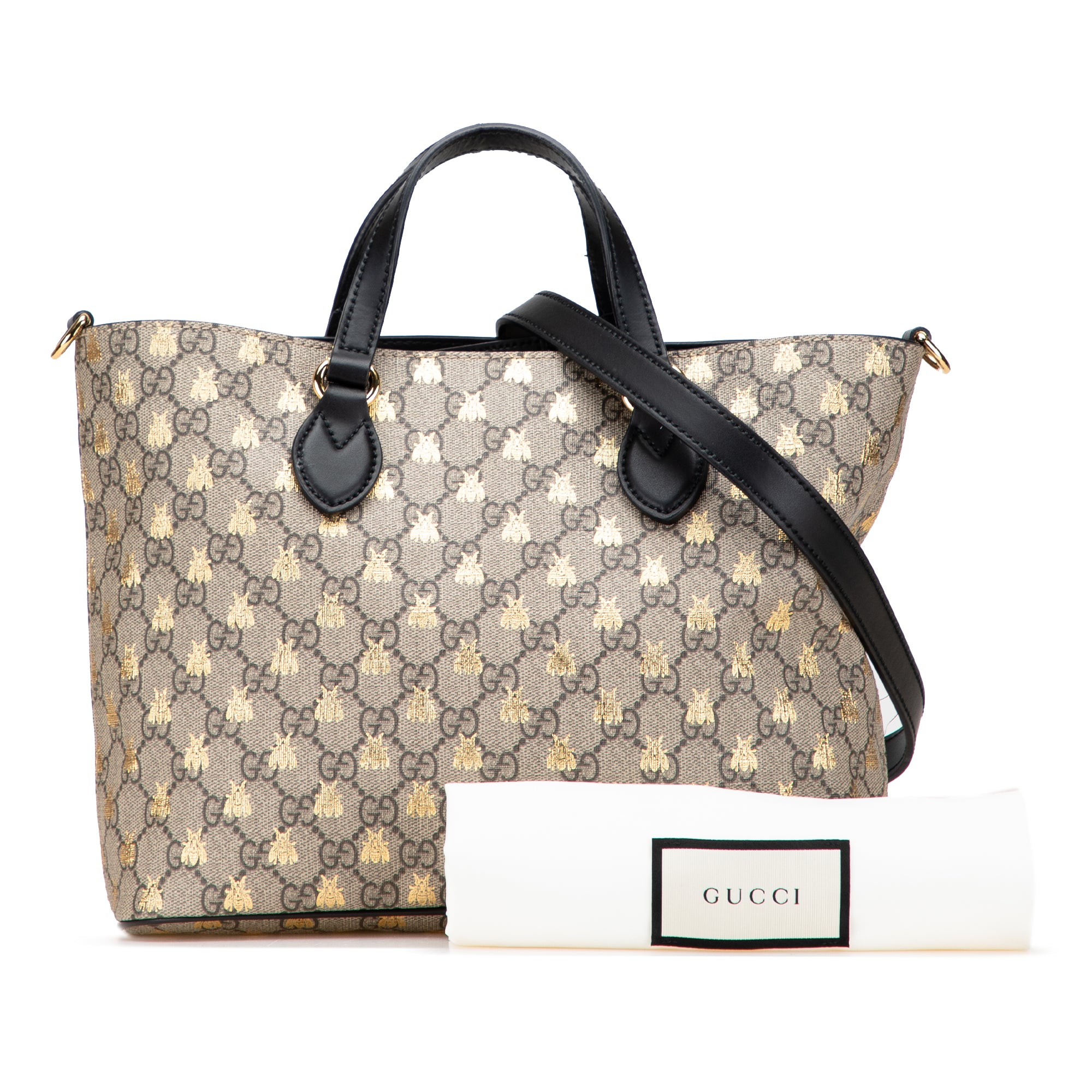Small GG Supreme Bees Soft Tote