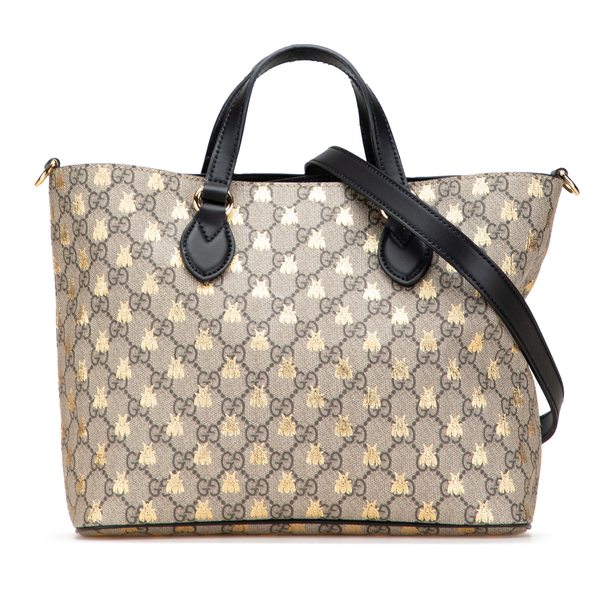 Small GG Supreme Bees Soft Tote