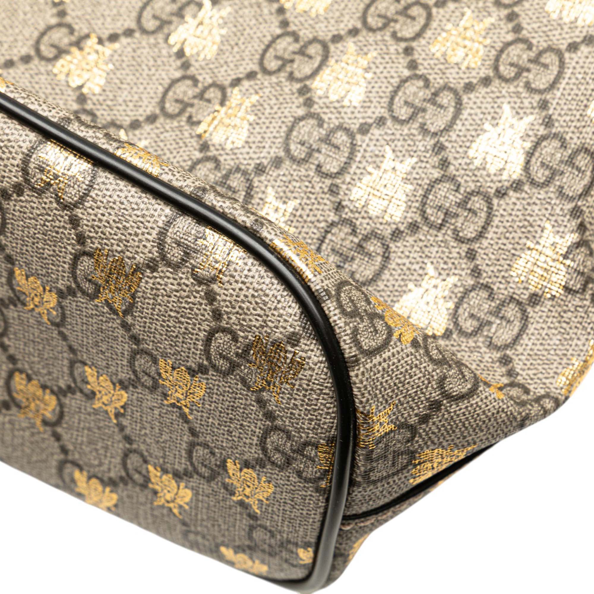 Small GG Supreme Bees Soft Tote