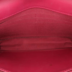 Quilted Patent Brilliant Wallet On Chain