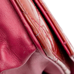 Quilted Patent Brilliant Wallet On Chain