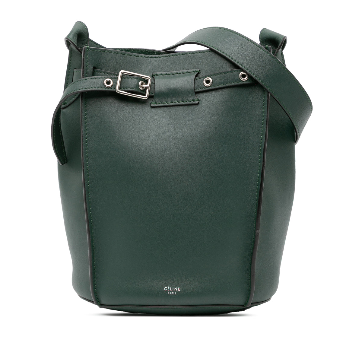 Leather Big Bag Bucket Crossbody