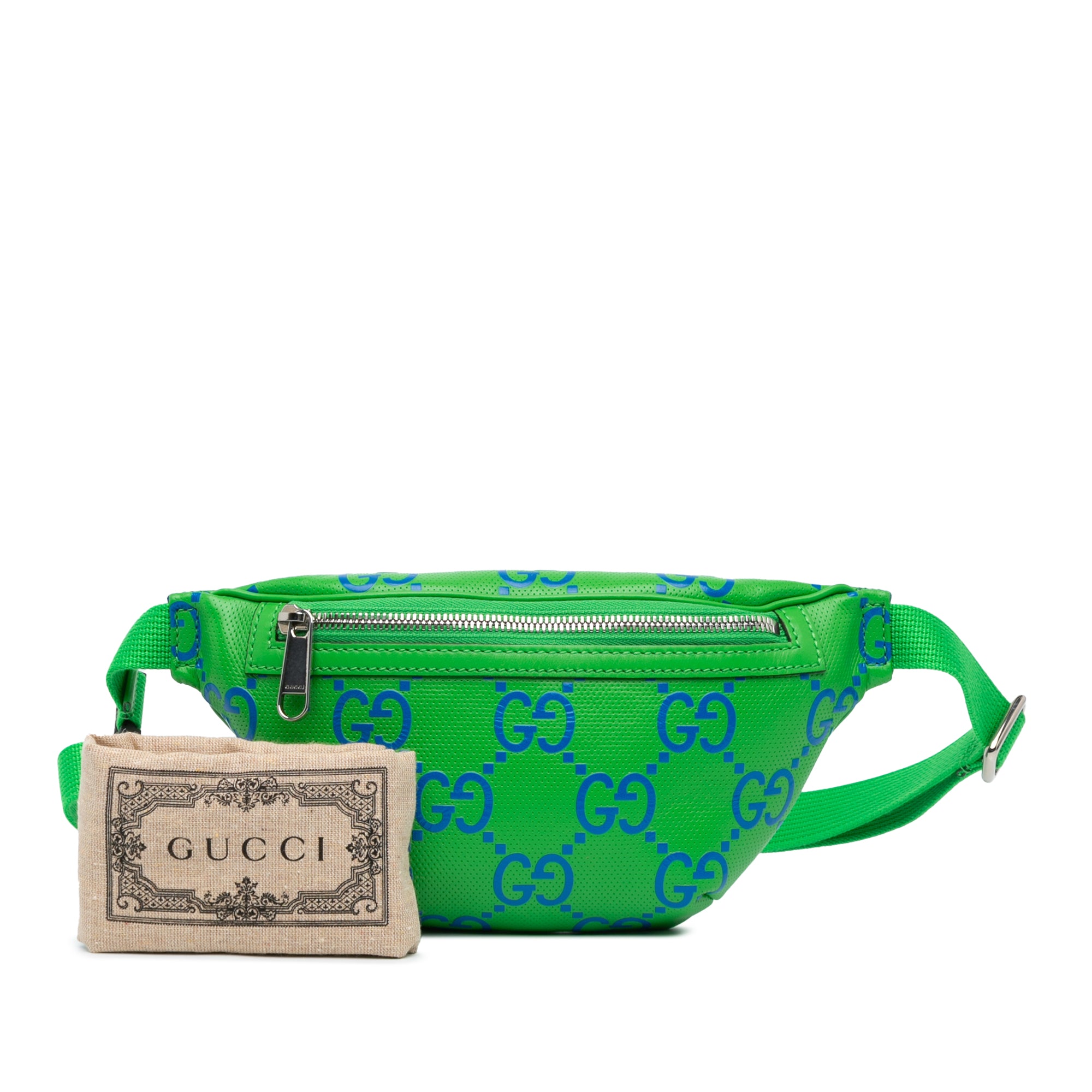 Bicolor GG Embossed Belt Bag