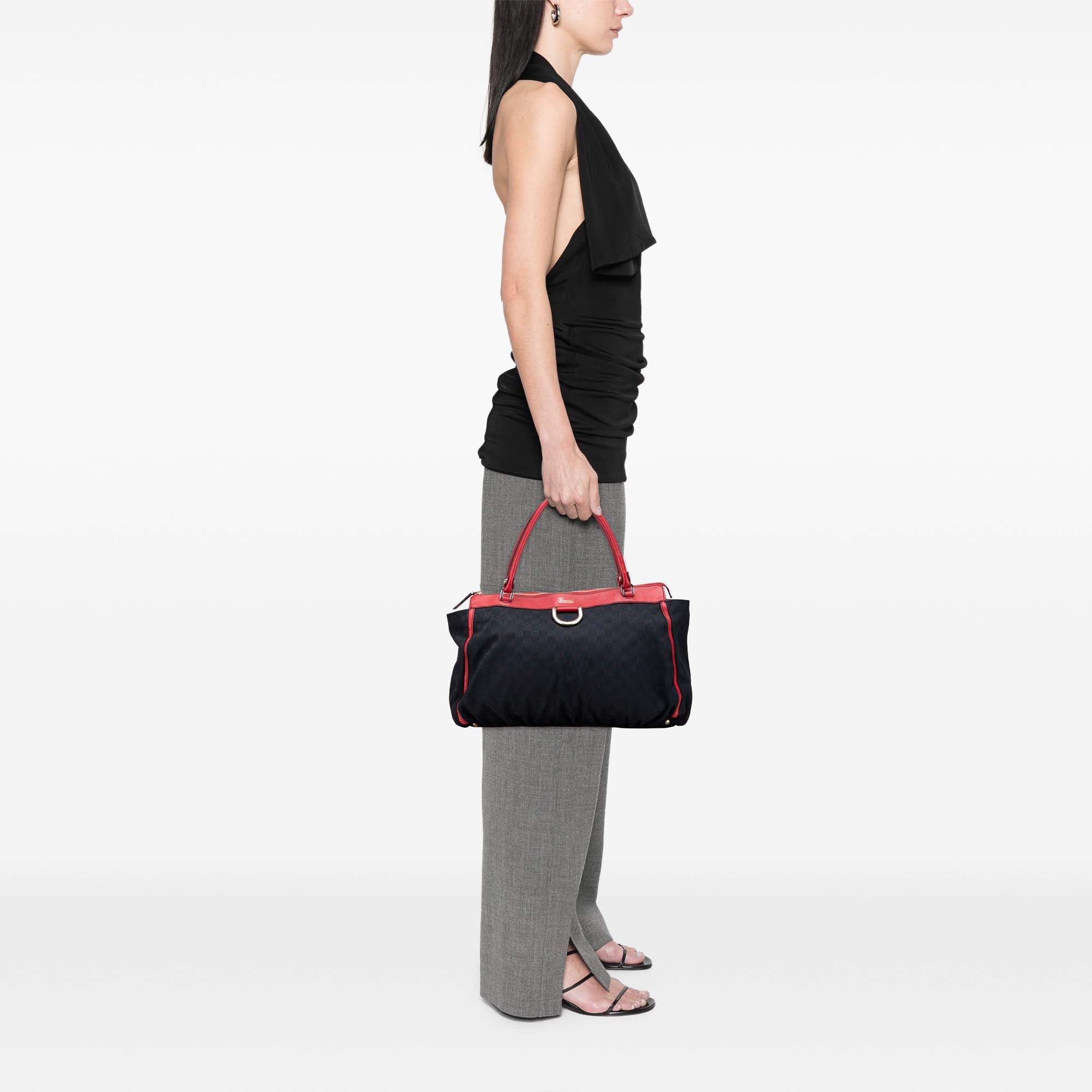 GG Canvas Abbey D Ring Tote
