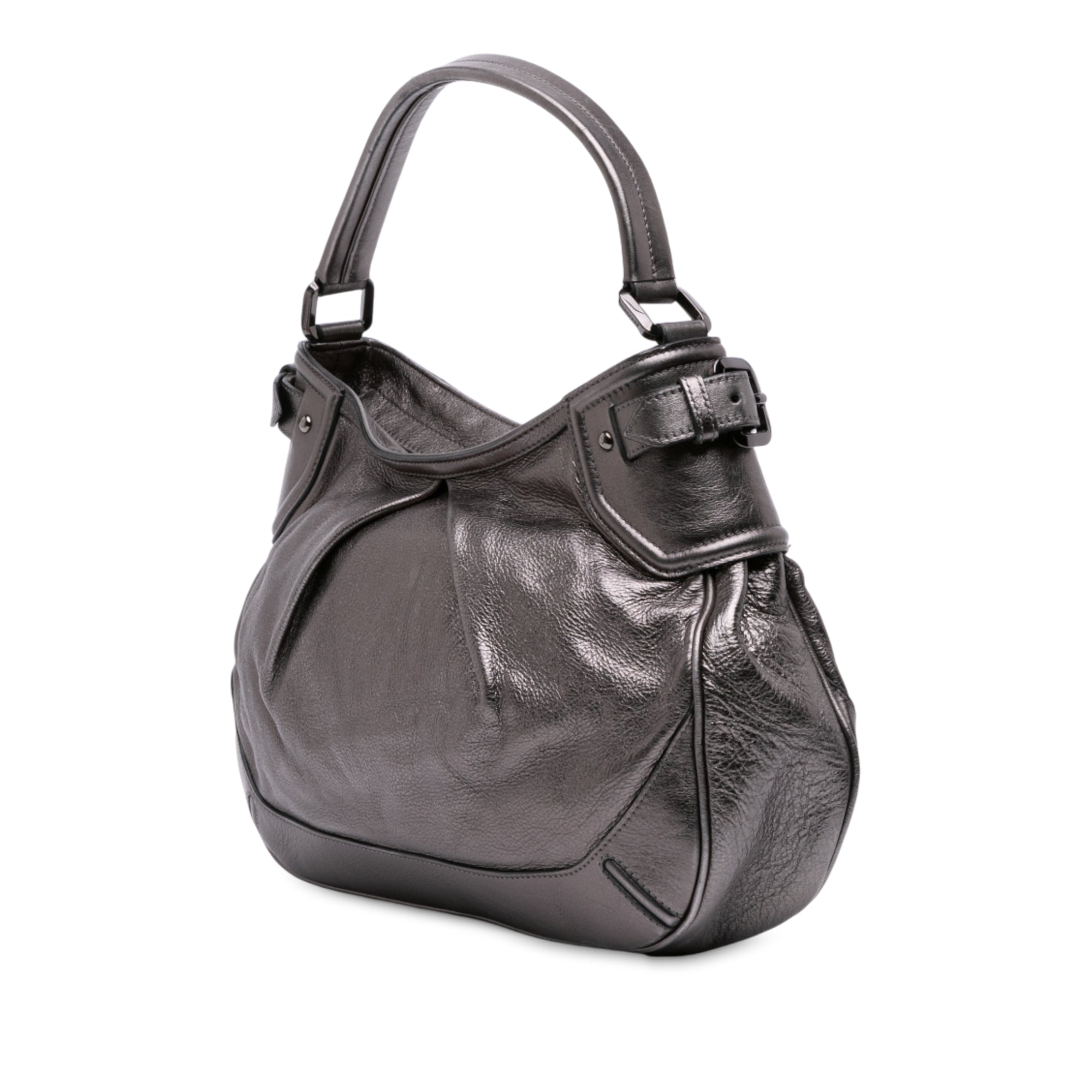 Metallic Leather Fairby Hobo