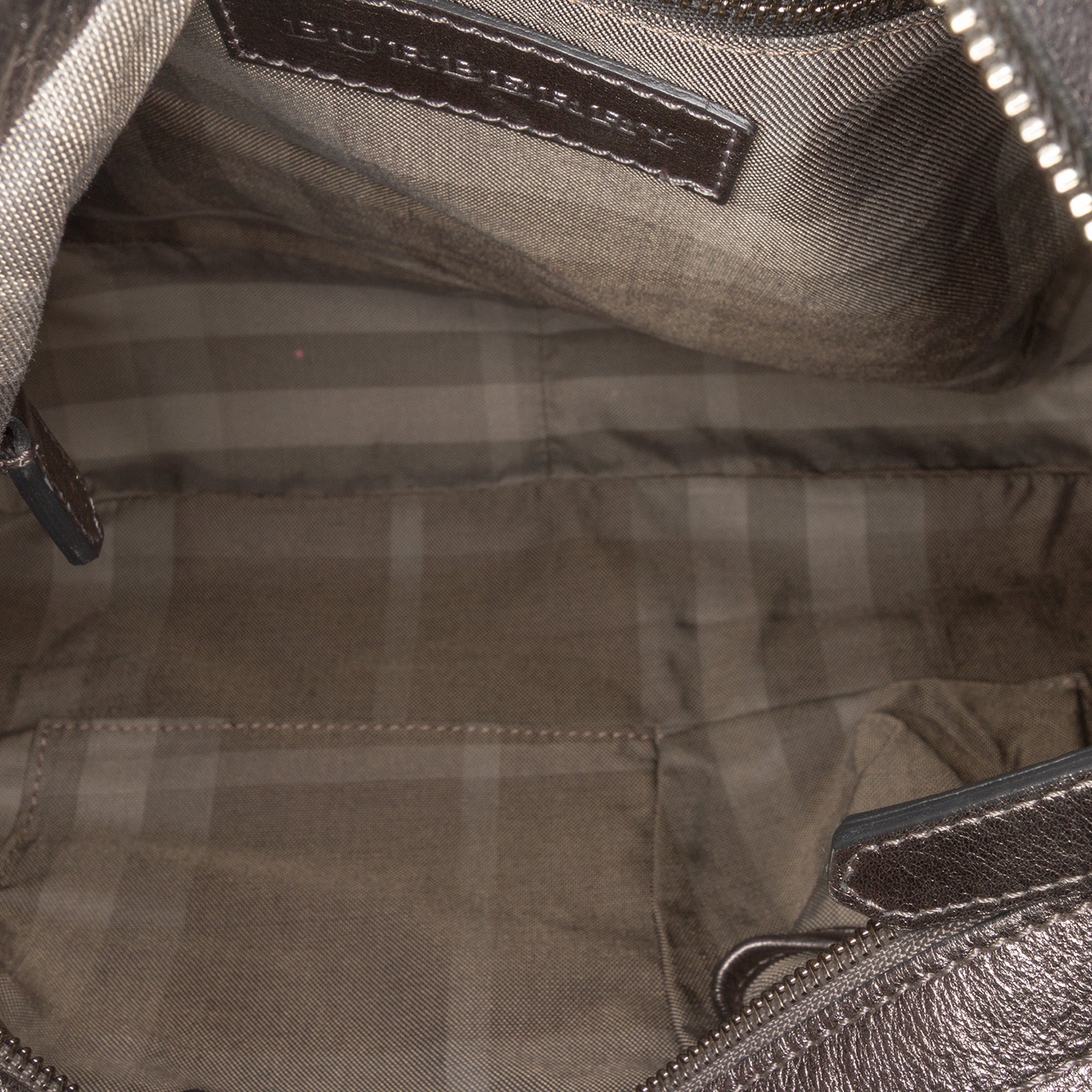 Metallic Leather Fairby Hobo