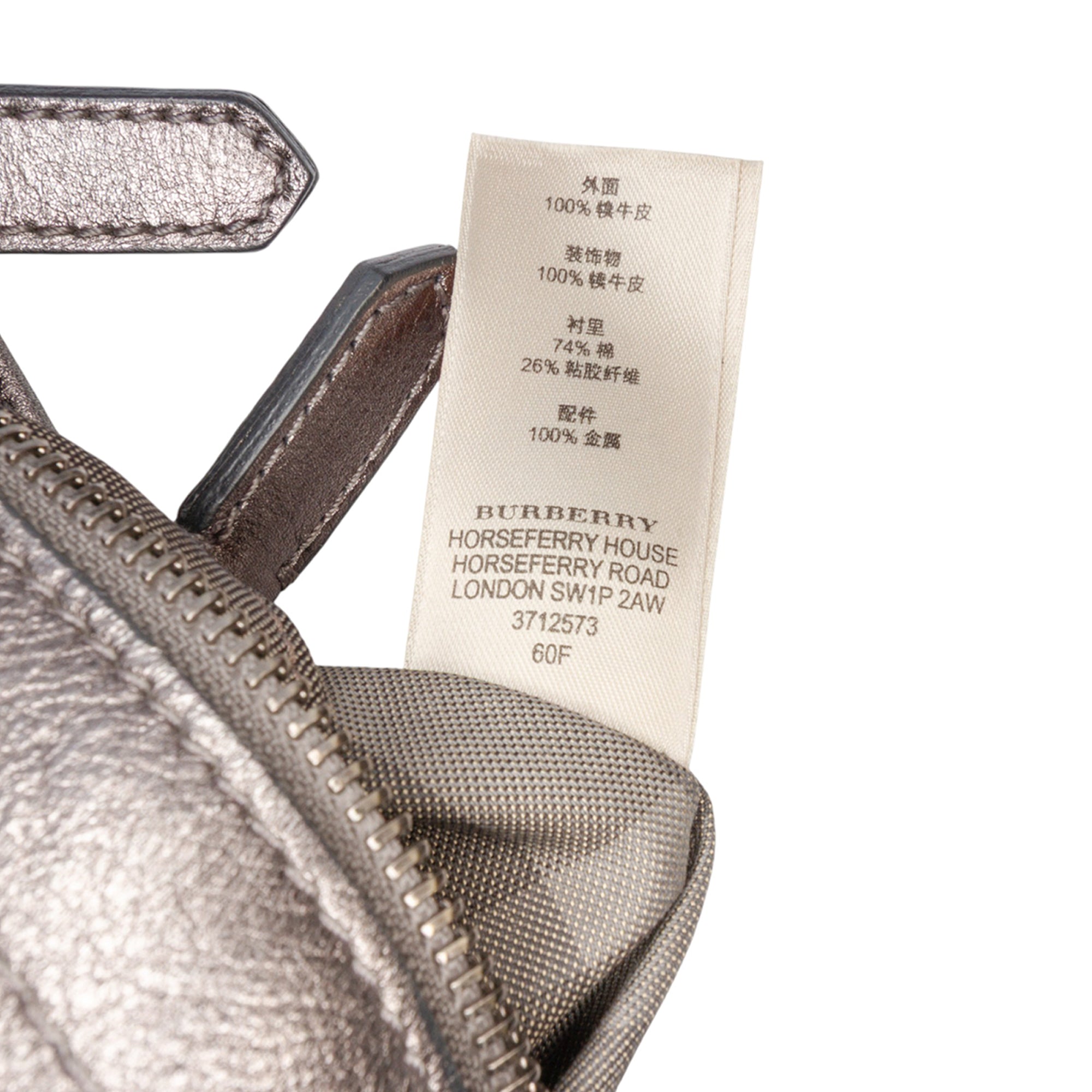 Metallic Leather Fairby Hobo