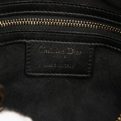 Medium Lambskin Cannage Studded Supple Lady Dior
