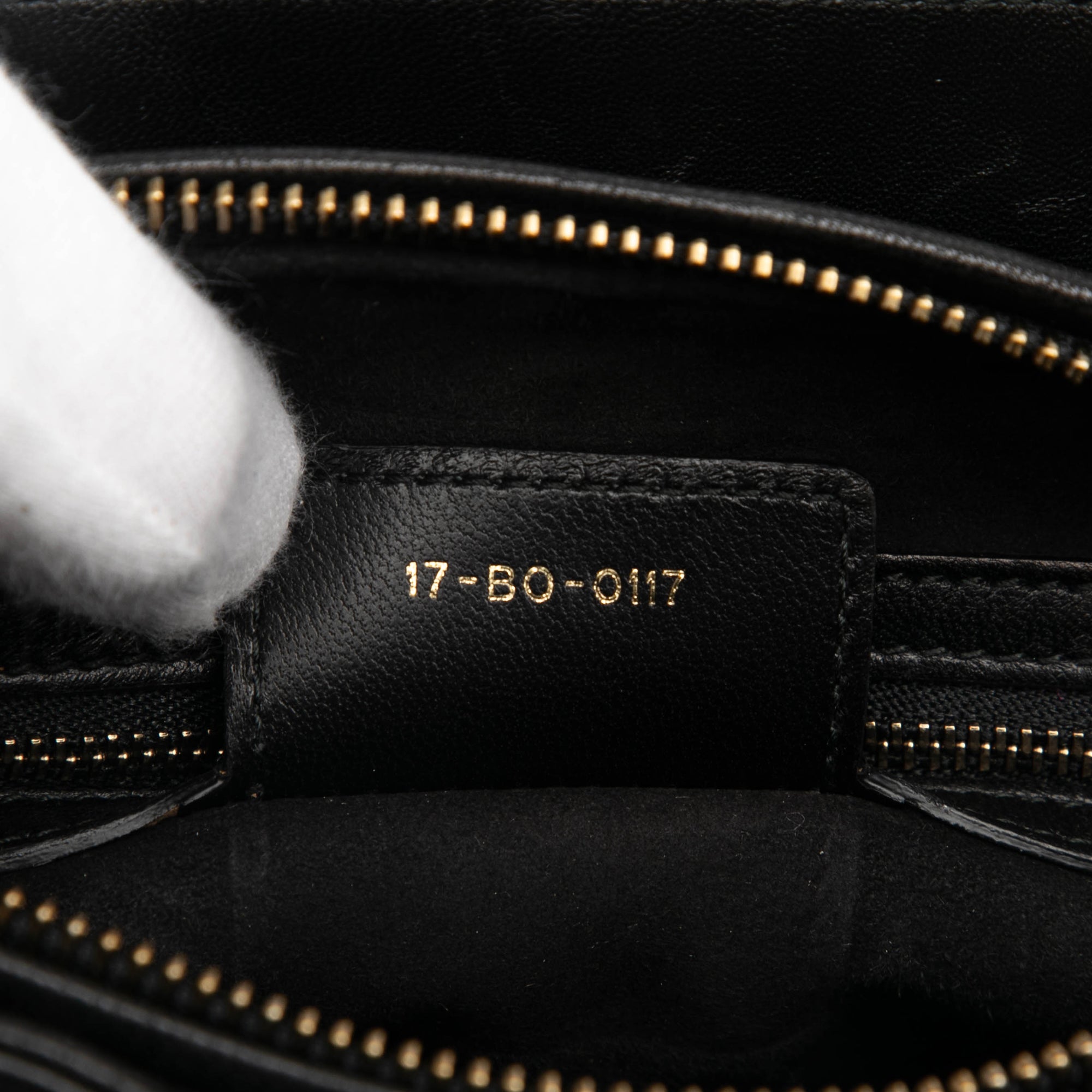 Medium Lambskin Cannage Studded Supple Lady Dior