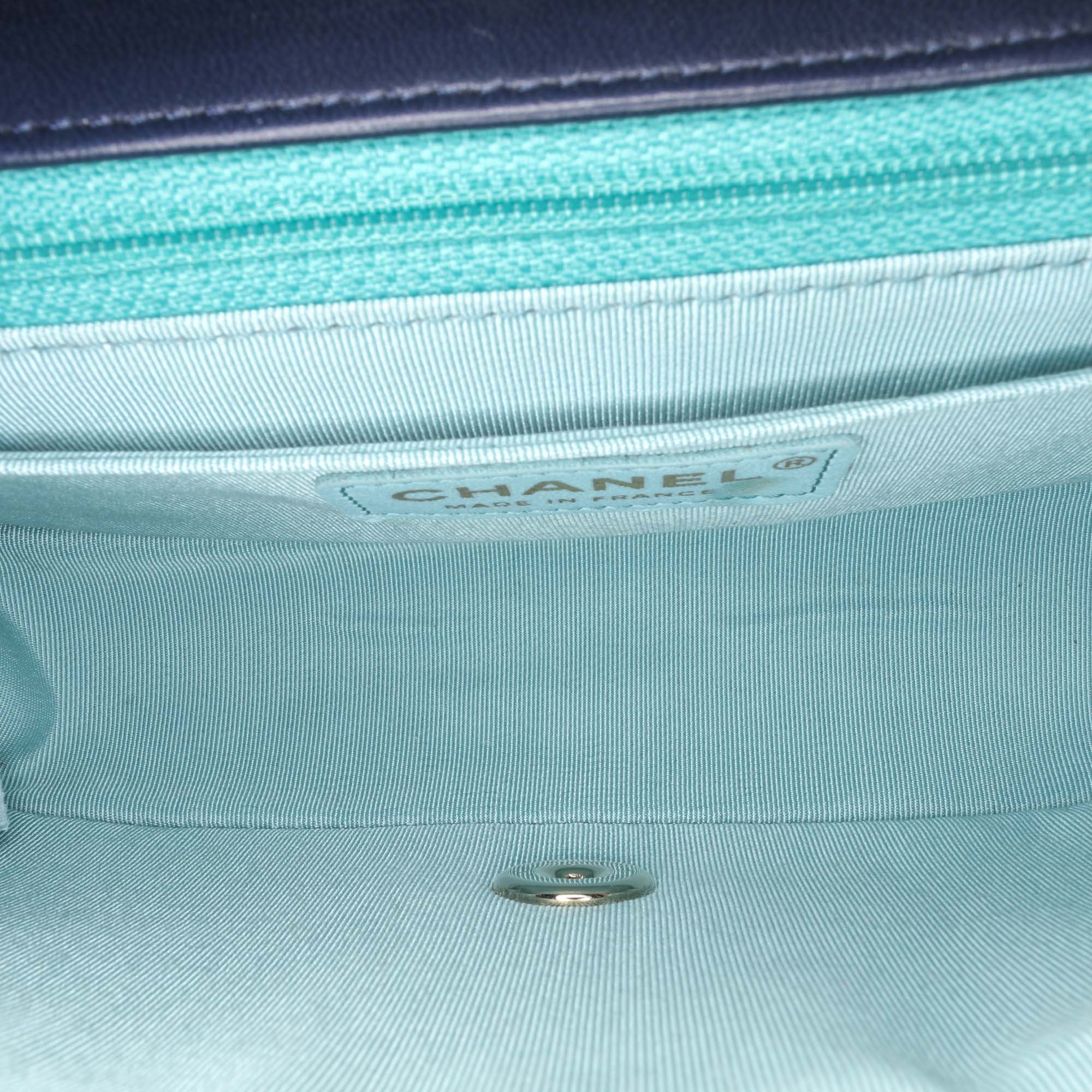 New Mini Coco Pleats Perforated Calfskin Single Flap