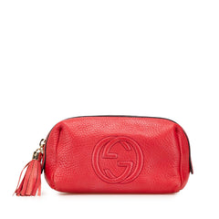 Leather Soho Cosmetic Pouch