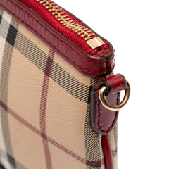 Haymarket Check Coated Canvas Peyton Crossbody