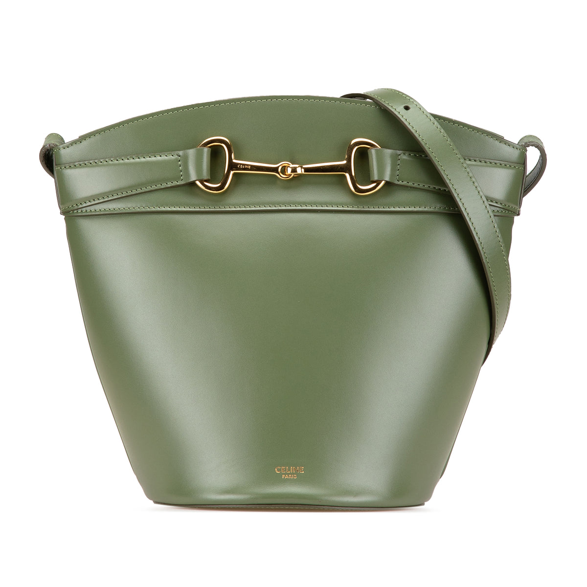 Leather Crecy Bucket Bag
