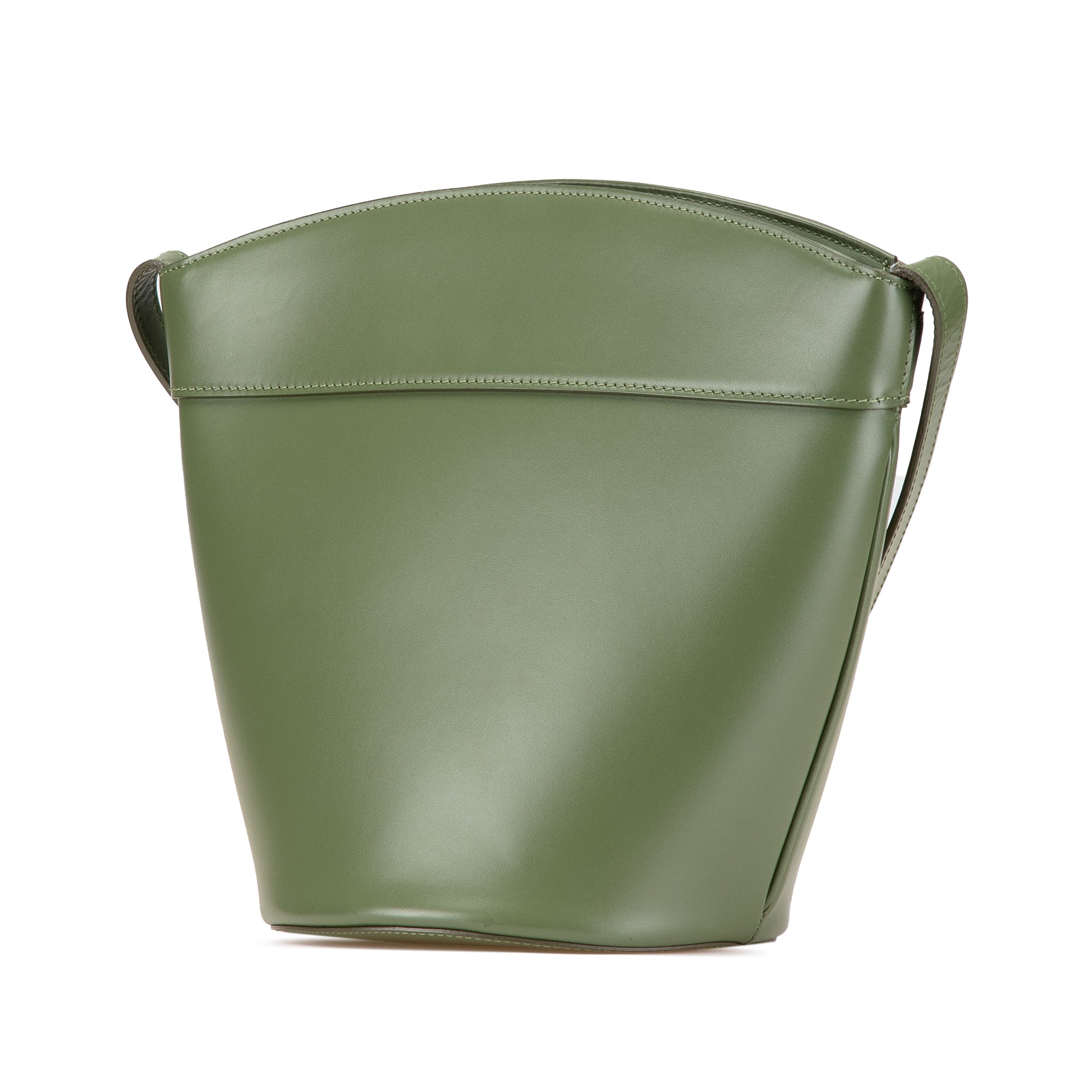 Leather Crecy Bucket Bag