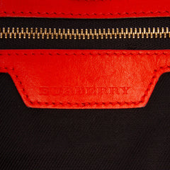 Small Haymarket Check Canvas and Leather Canterbury Tote
