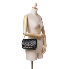 Quilted Lambskin CC Coin Flap