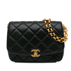 Quilted Lambskin CC Coin Flap