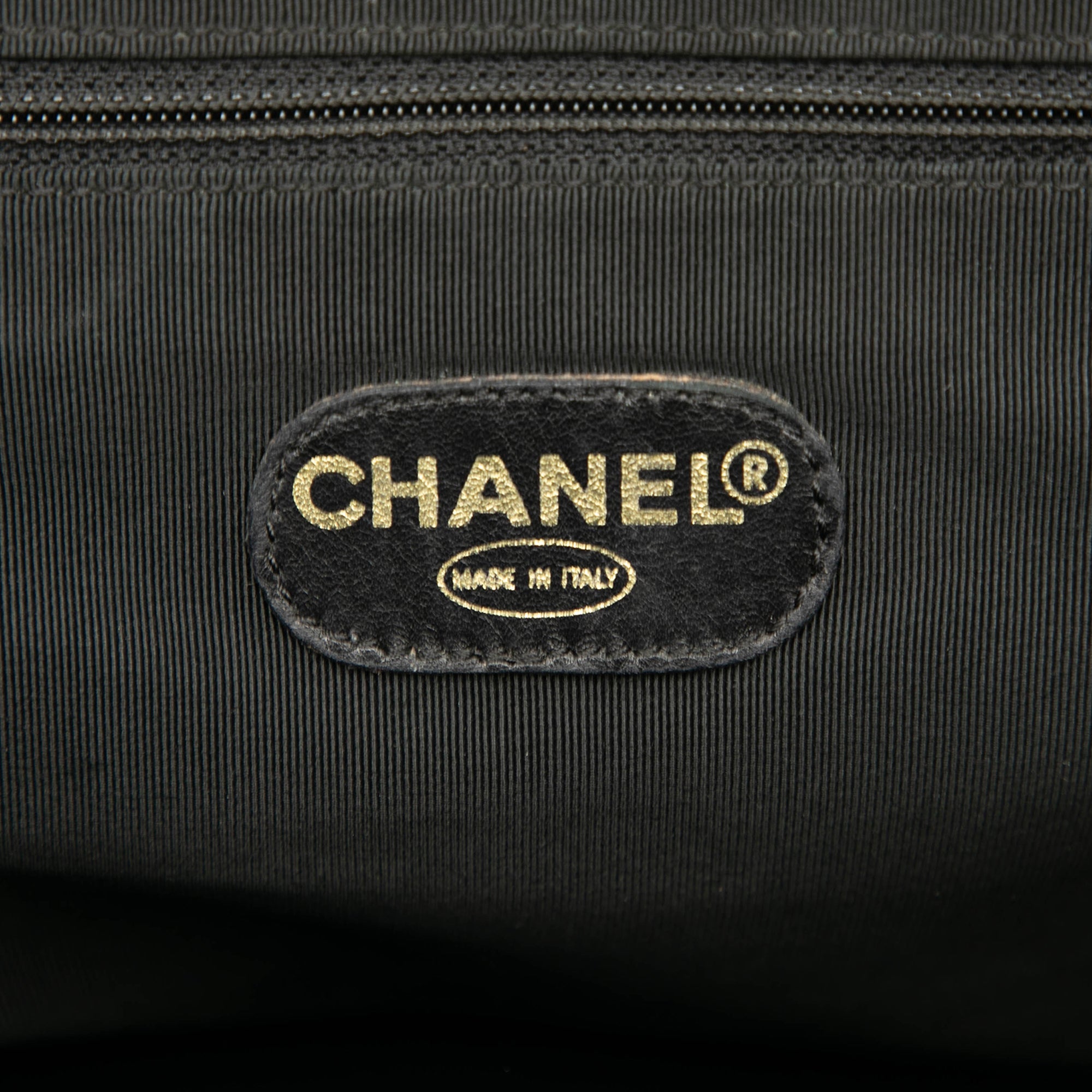 Caviar Logo Chain Tote