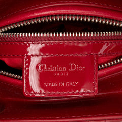 Medium Patent Cannage Lady Dior