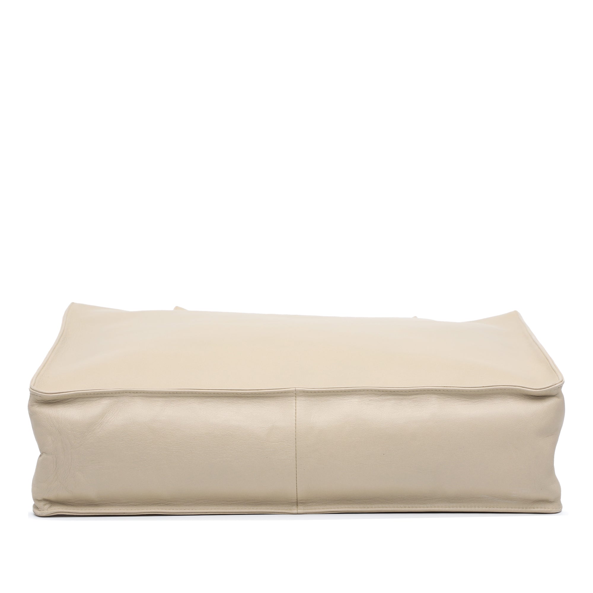 Lambskin Embossed CC Camellia Tote