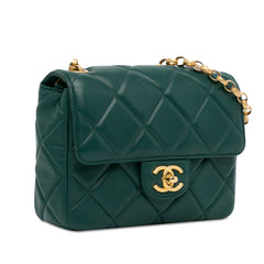 CC Quilted Lambskin Single Flap_1