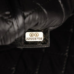 Large Quilted Nylon Fluo Boy O Case Clutch