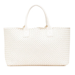 Medium Lambskin Intreccio Cabat Tote